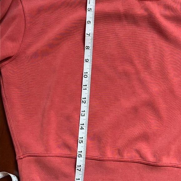 Lululemon Perfectly Oversized Cropped Crew Softstreme Cayenne Size XS - Picture 10 of 10